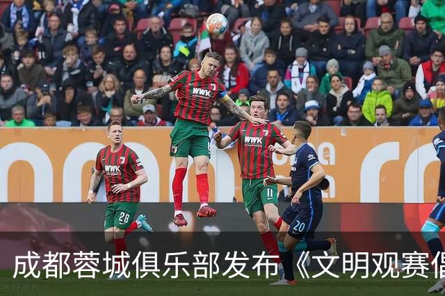 成都蓉城俱乐部发布《文明观赛倡议书》：理性看待胜负